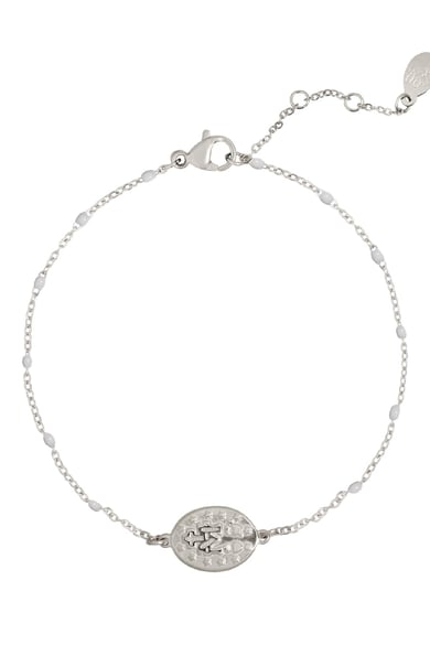 Armband Holy Coin Gray &amp; Silber Edelstahl h5 Bild2